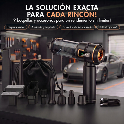 Aspiradora y Sopladora Portátil Inalámbrica